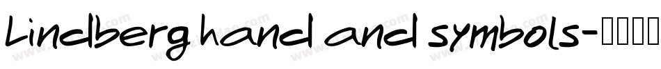 Lindberg hand and symbols字体转换